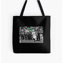Saquon Barkley Football Tote Bag
