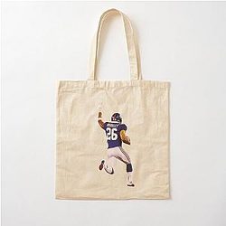 Saquon Barkley Graphic Cotton Tote Bag