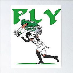 Saquon Barkley Hurdle Poster