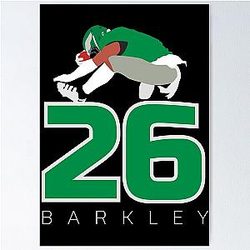 Saquon Barkley Philadelphia Eagles Poster