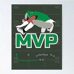 Saquon Barkley MVP Philadelphia Eagles Poster