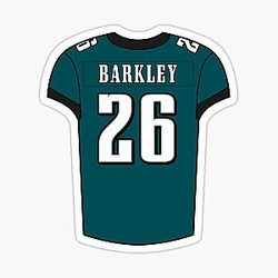 Saquon Barkley Jersey Sticker