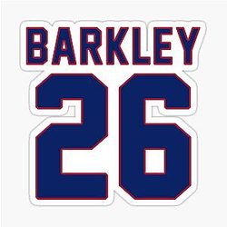 Saquon Barkley Color Rush Sticker