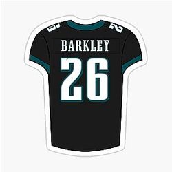 Saquon Barkley Jersey Sticker