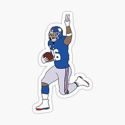 New York Giants Saquon Barkley Sticker