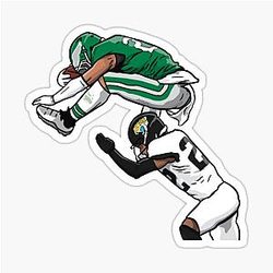 Saquon Barkley Jump Sticker