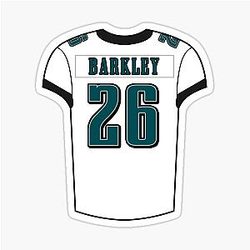 Saquon Barkley Jersey Sticker