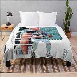 Saquon Barkley Football Player Design Throw Blanket