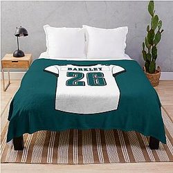 Saquon Barkley Jersey Throw Blanket