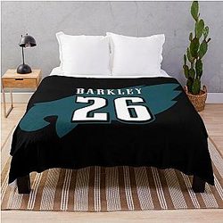 Saquon Barkley Philadelphia Eagles Throw Blanket