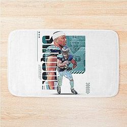 Saquon Barkley Football Player Bath Mat