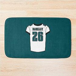 Saquon Barkley Jersey Bath Mat
