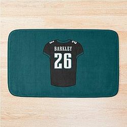Saquon Barkley Jersey Bath Mat