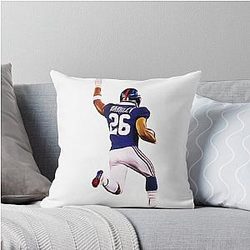 Saquon Barkley Graphic Throw Pillow