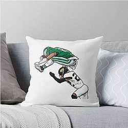 Saquon Barkley Throw Pillow