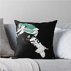 Saquon Barkley Text Throw Pillow