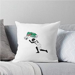 Saquon Barkley Throw Pillow