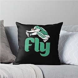 Saquon Barkley Philadelphia Eagles Throw Pillow