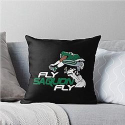 Saquon Barkley Throw Pillow