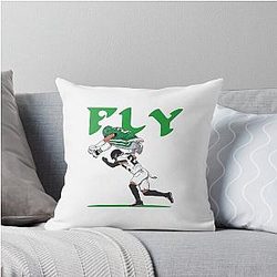 Saquon Barkley Hurdle Throw Pillow