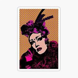 Sasha Velour pop art sticker