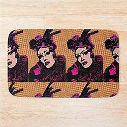 Sasha Velour pop art bath mat
