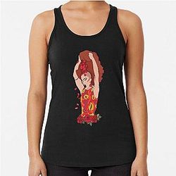 Sasha Velour Racerback Tank Top
