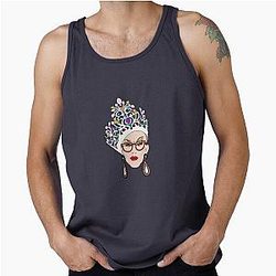 Sasha Velour Crown Tank Top
