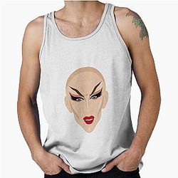 RuPaul's Drag Race Sasha Velour Digital Art Drag Illustration Stationery Drag Queen Drag Gift RPDR Sasha Tank Top