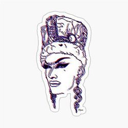 Sasha Velour Sticker