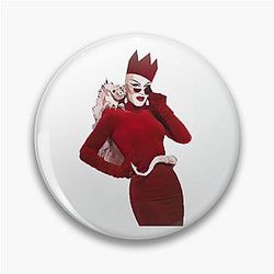 Sasha Velour in Red Pin