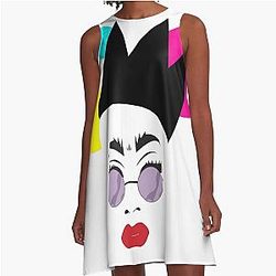 Sasha Velour A-Line Dress