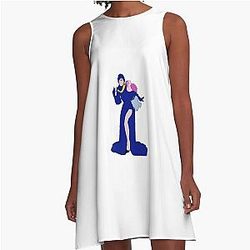 Sasha Velour A-Line Dress
