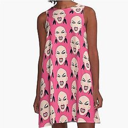 Sasha Velour A-Line Dress