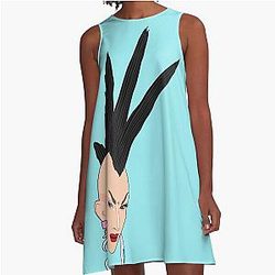 Sasha Velour A-Line Dress