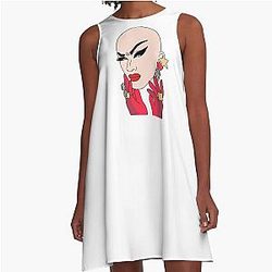 Sasha Velour Drag Queen A-Line Dress