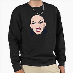 Sasha Velour Growl Pullover Sweatshirt