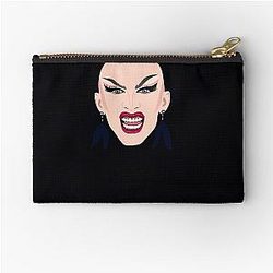 Sasha Velour Growl Zipper Pouch