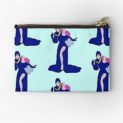 Sasha Velour Zipper Pouch