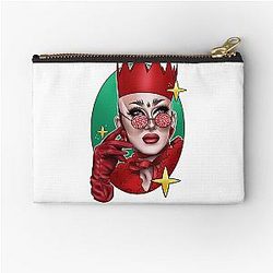 The Red Queen Zipper Pouch by Sasha Velour