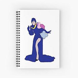 Sasha Velour Spiral Notebook