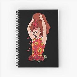 Sasha Velour Spiral Notebook