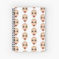 RuPaul's Drag Race Sasha Velour Digital Art Drag Illustration Stationery Drag Queen Drag Gift RPDR Sasha Spiral Notebook