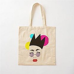 Sasha Velour Cotton Tote Bag