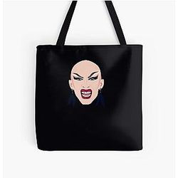 Sasha Velour All Over Print Tote Bag