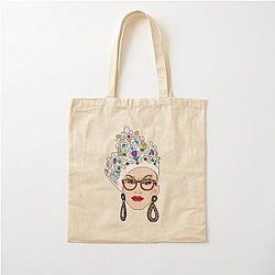 Sasha Velour Cotton Tote Bag