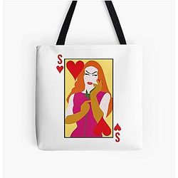 Sasha Velour Card All Over Print Tote Bag