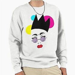 Sasha Velour Sexy Pullover Sweatshirt