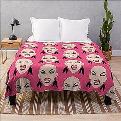 Sasha Velour Growl Throw Blanket