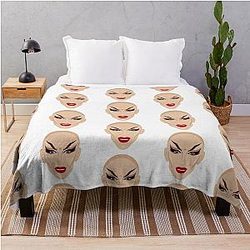 RuPaul's Drag Race Sasha Velour Digital Art Drag Illustration Stationery Drag Queen Drag Gift RPDR Throw Blanket
